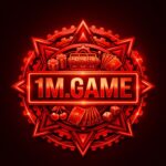 1M Game official app interface showing online gaming dashboard and bonus offers